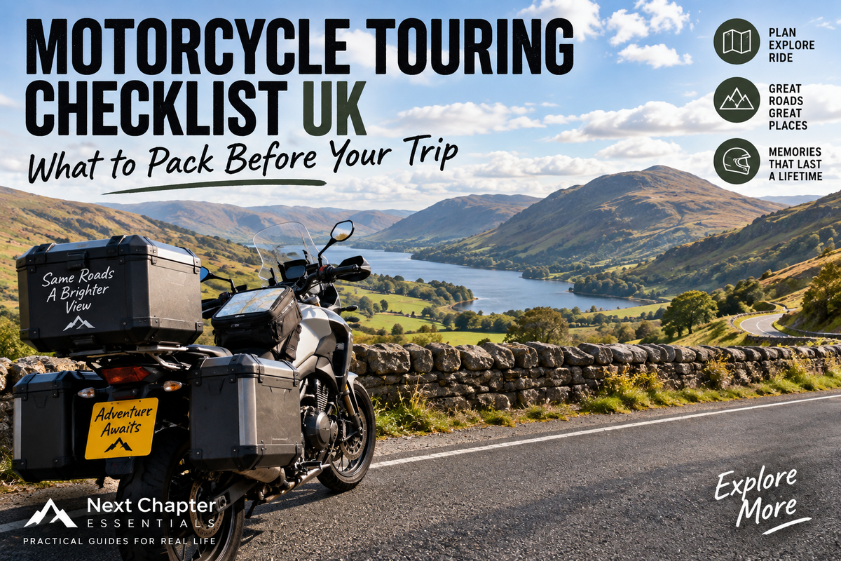 Motorcycle Touring Checklist UK: What to Pack Before Your Trip