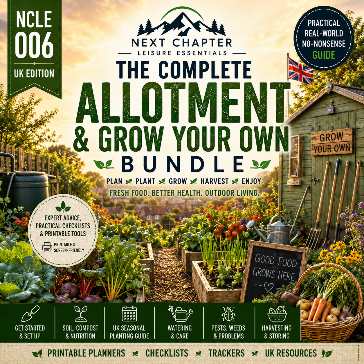 NCLE 006 —The Complete Allotment & Grow Your Own Bundle — UK Edition