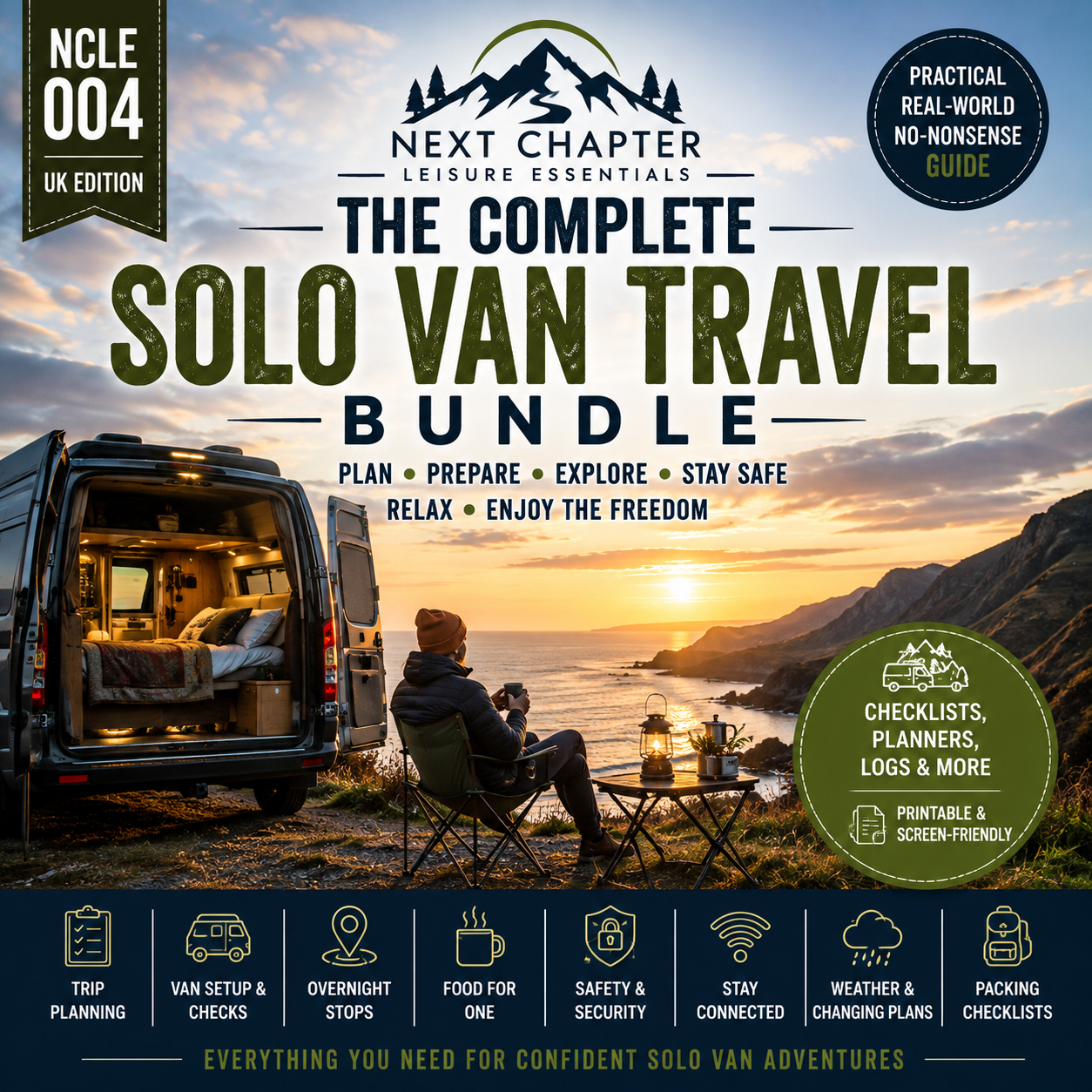NCLE 004 — The Complete Solo Van Travel Bundle — UK Edition