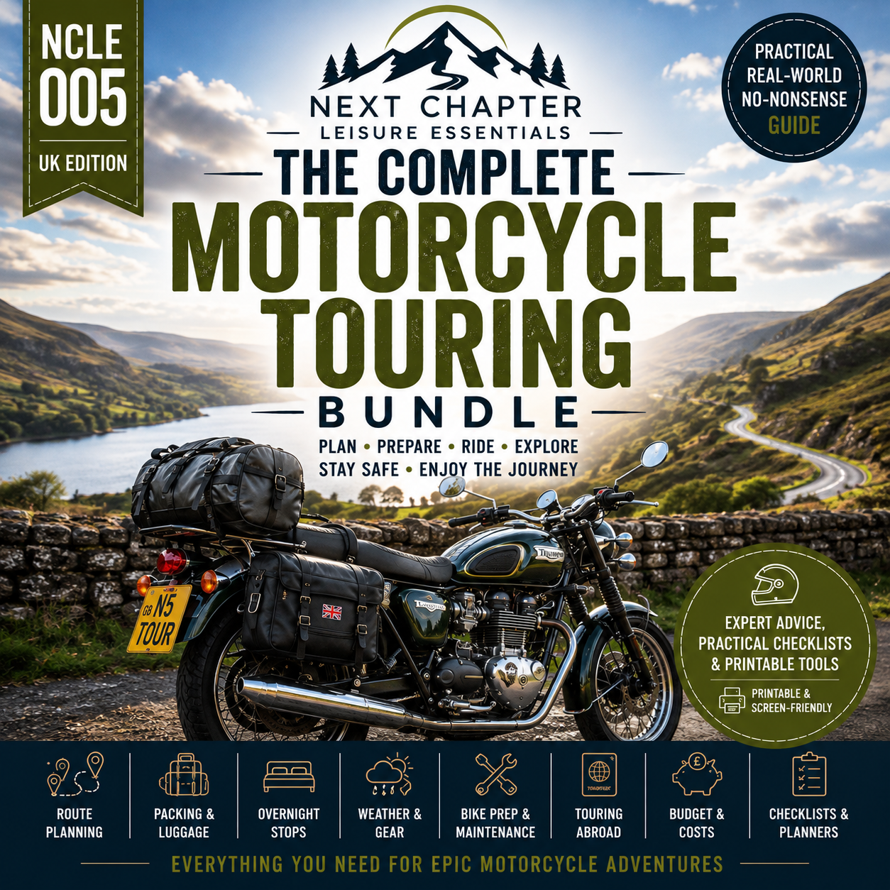 NCLE 005 — The Complete Motorcycle Touring Bundle — UK Edition